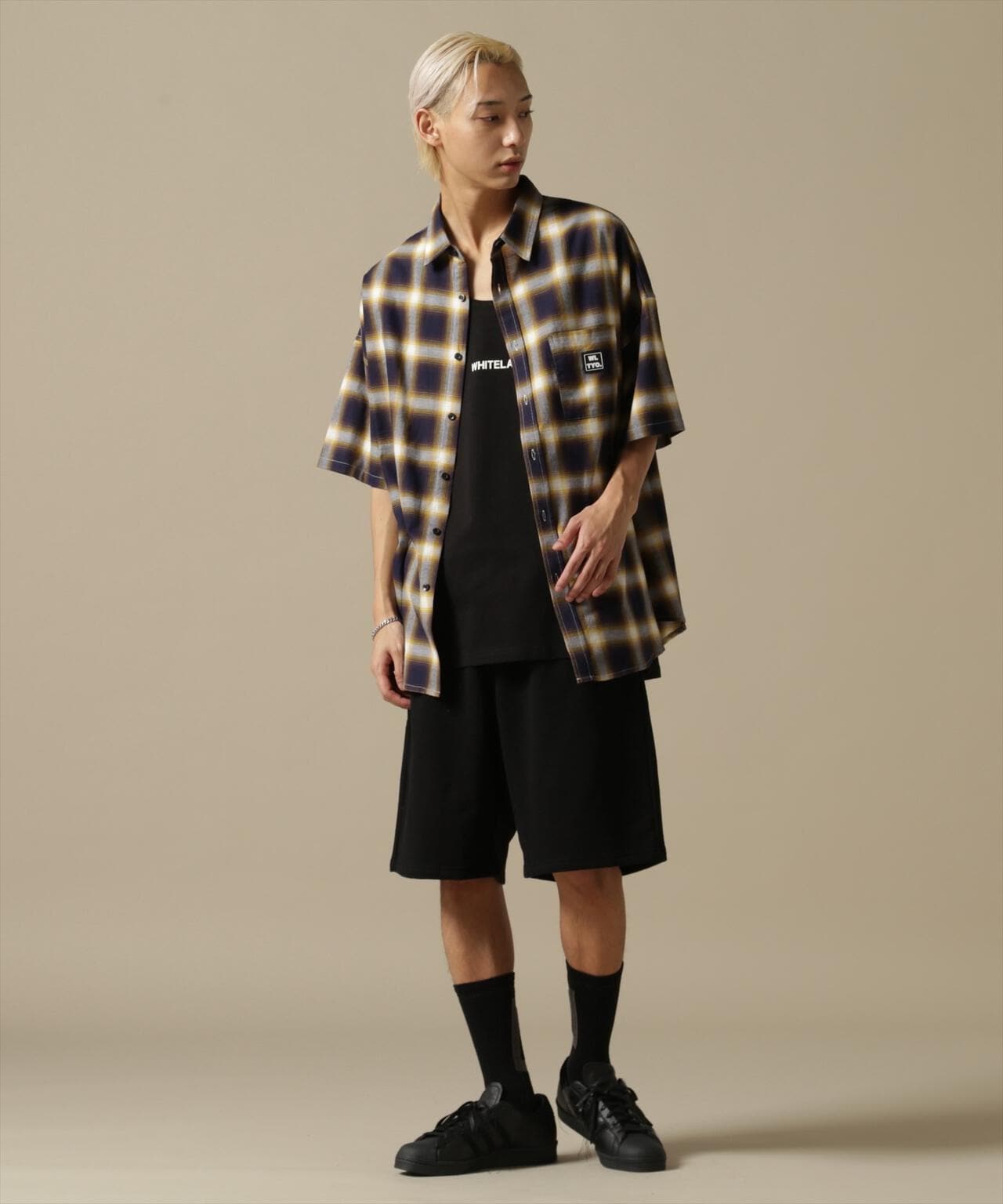 【WEB&DEPOT限定】WHITELAND/OWL/OMBRE CHECK S/S SHIRT