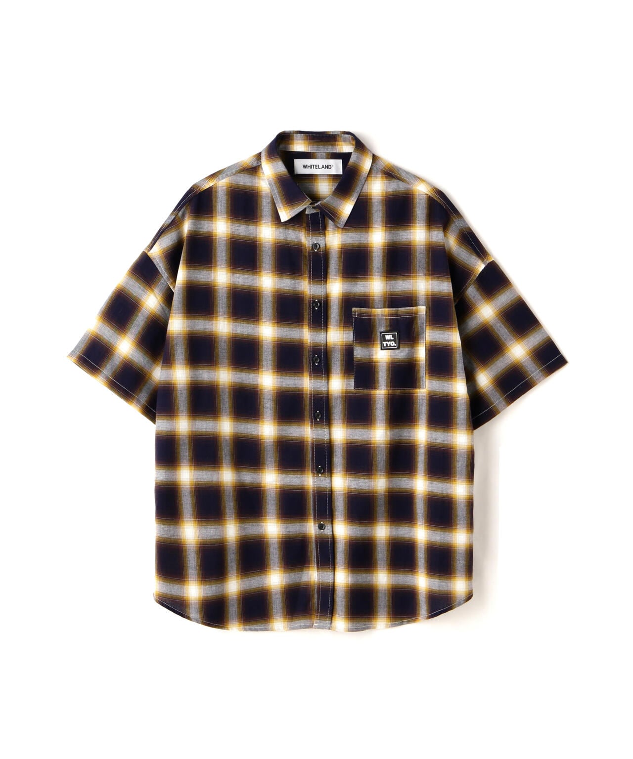 【WEB&DEPOT限定】WHITELAND/OWL/OMBRE CHECK S/S SHIRT