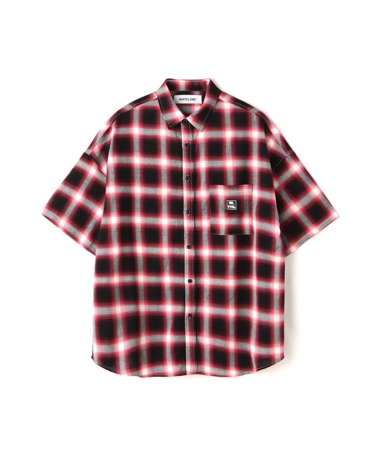 【WEB&DEPOT限定】WHITELAND/OWL/OMBRE CHECK S/S SHIRT