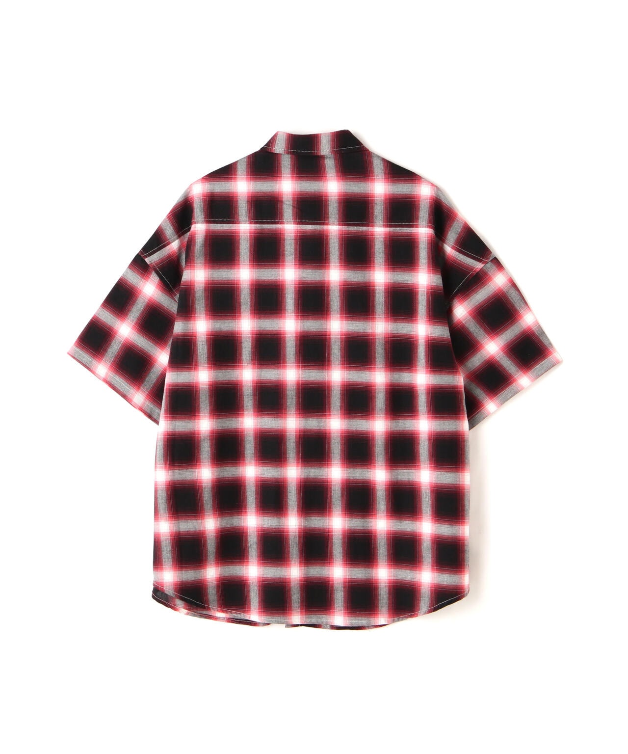 【WEB&DEPOT限定】WHITELAND/OWL/OMBRE CHECK S/S SHIRT