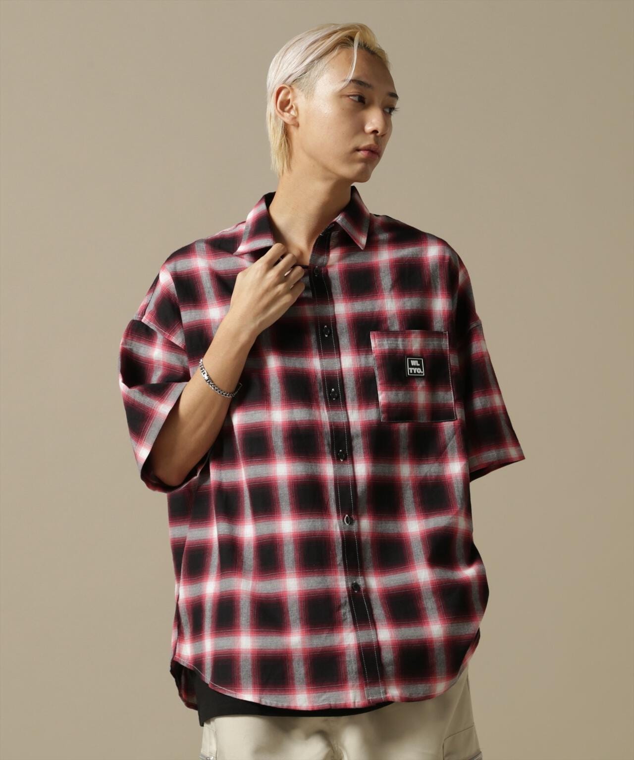 【WEB&DEPOT限定】WHITELAND/OWL/OMBRE CHECK S/S SHIRT