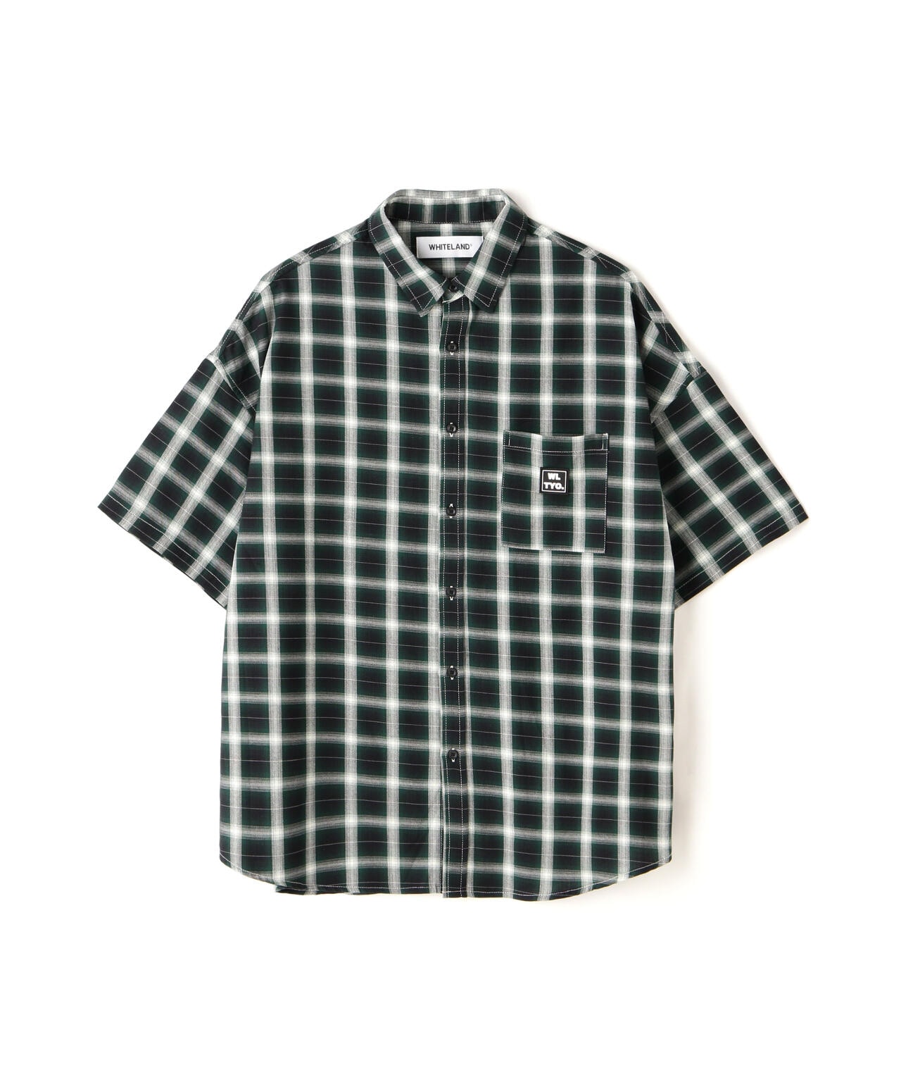【WEB&DEPOT限定】WHITELAND/OWL/OMBRE CHECK S/S SHIRT