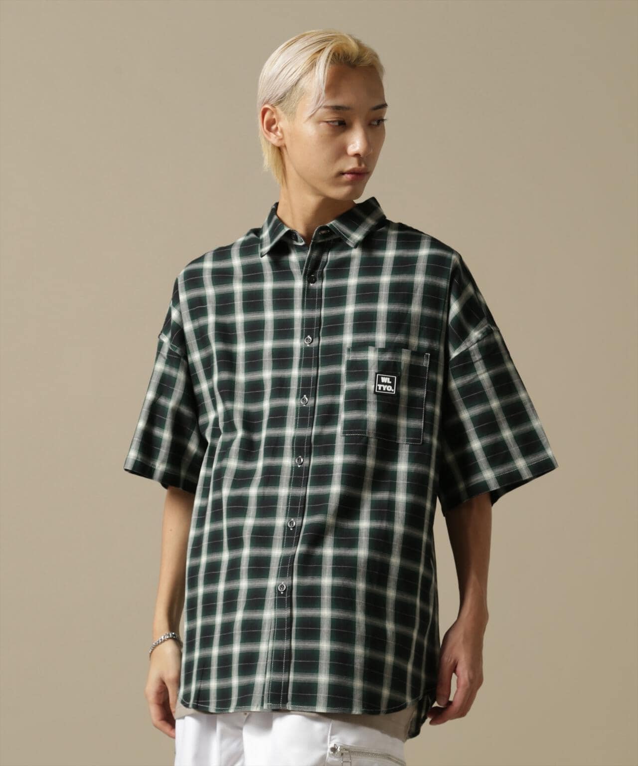 【WEB&DEPOT限定】WHITELAND/OWL/OMBRE CHECK S/S SHIRT