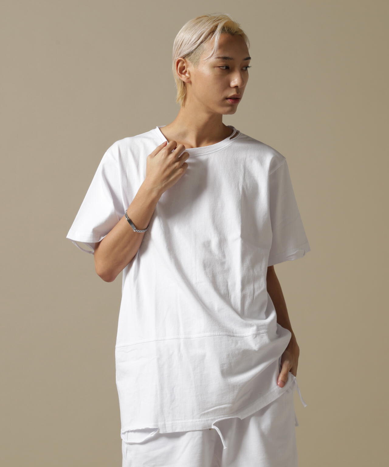 【WEB&DEPOT限定】WHITELAND/ホワイトランド/OWL/DAMEGE SST/ダメージ Tシャツ