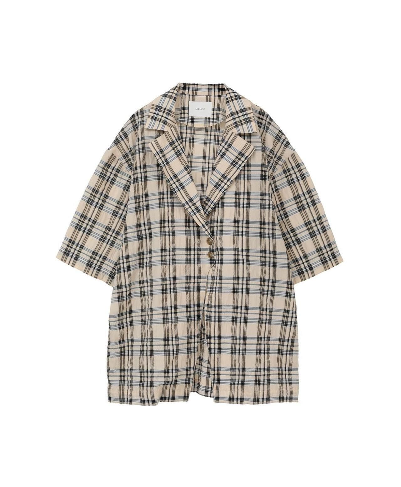 MANOF/マノフ/BELTED SHIRTS JACKET