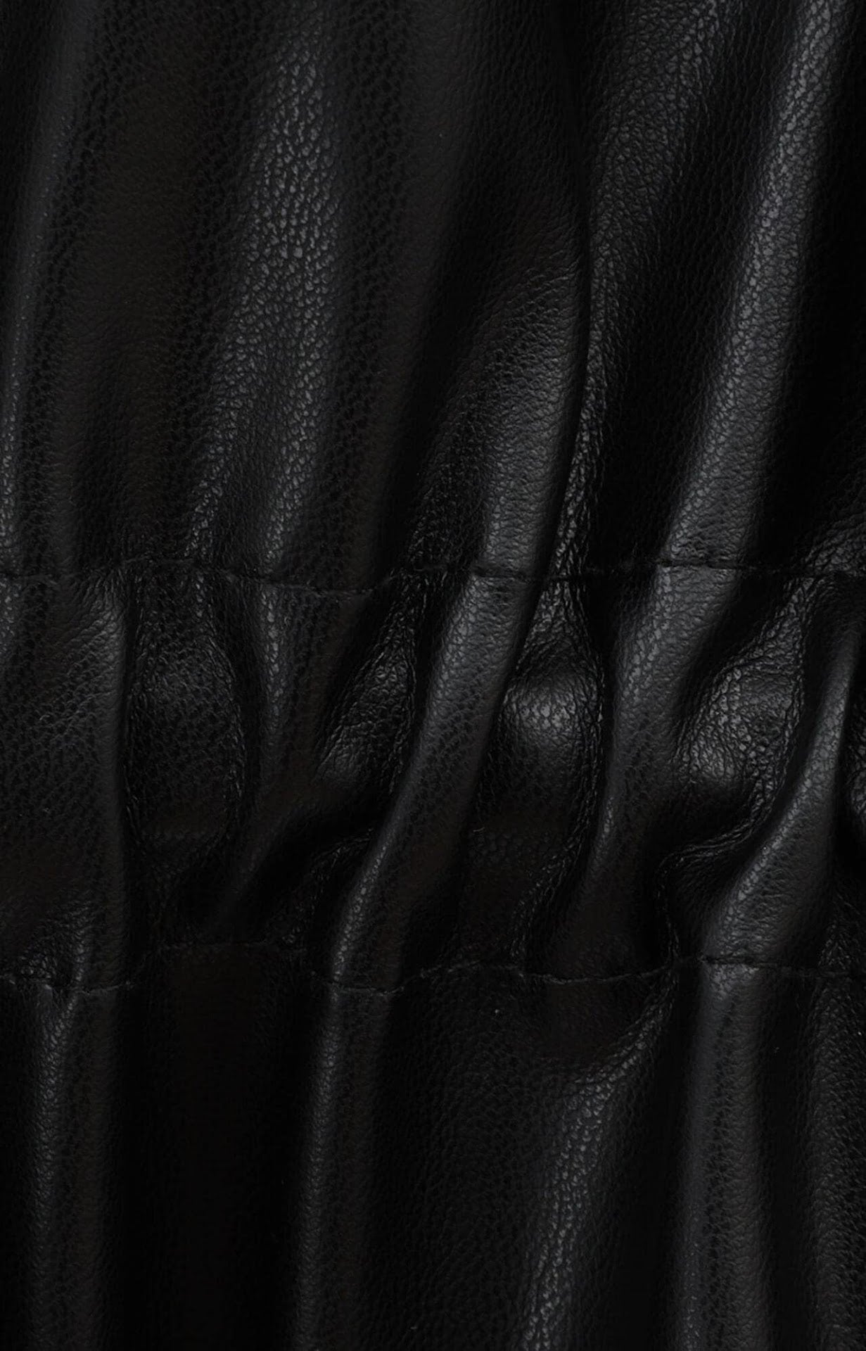 MANOF/マノフ/VEGAN LEATHER DRAWSTRING VEST