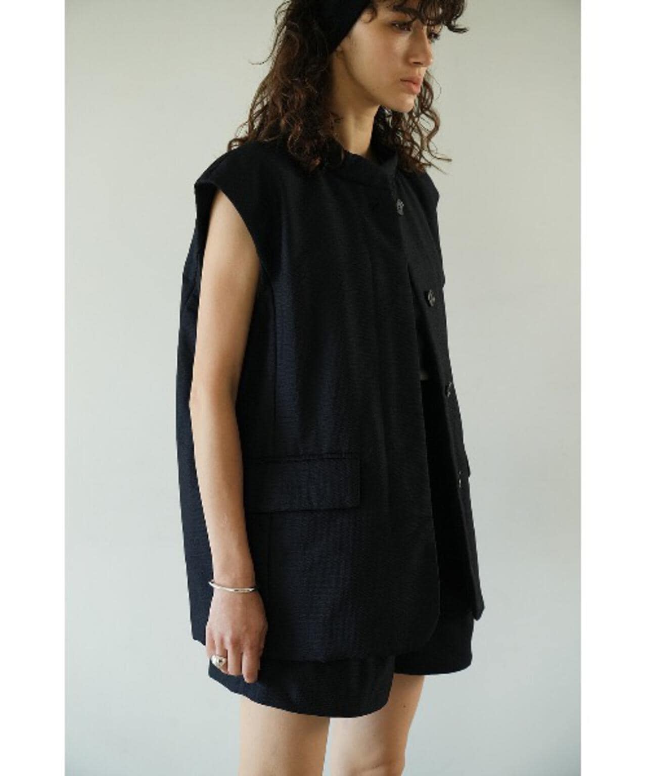 CLANE/クラネ/PADDED MESH VEST