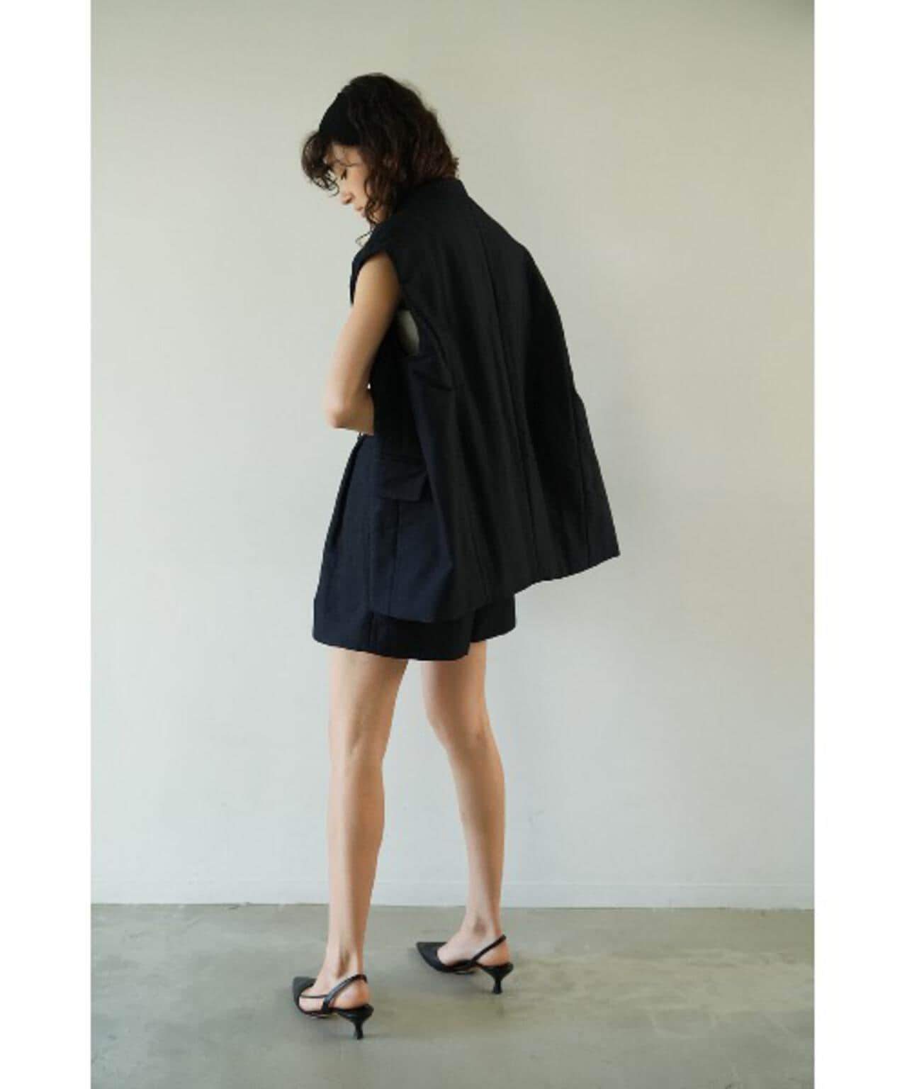CLANE/クラネ/PADDED MESH VEST