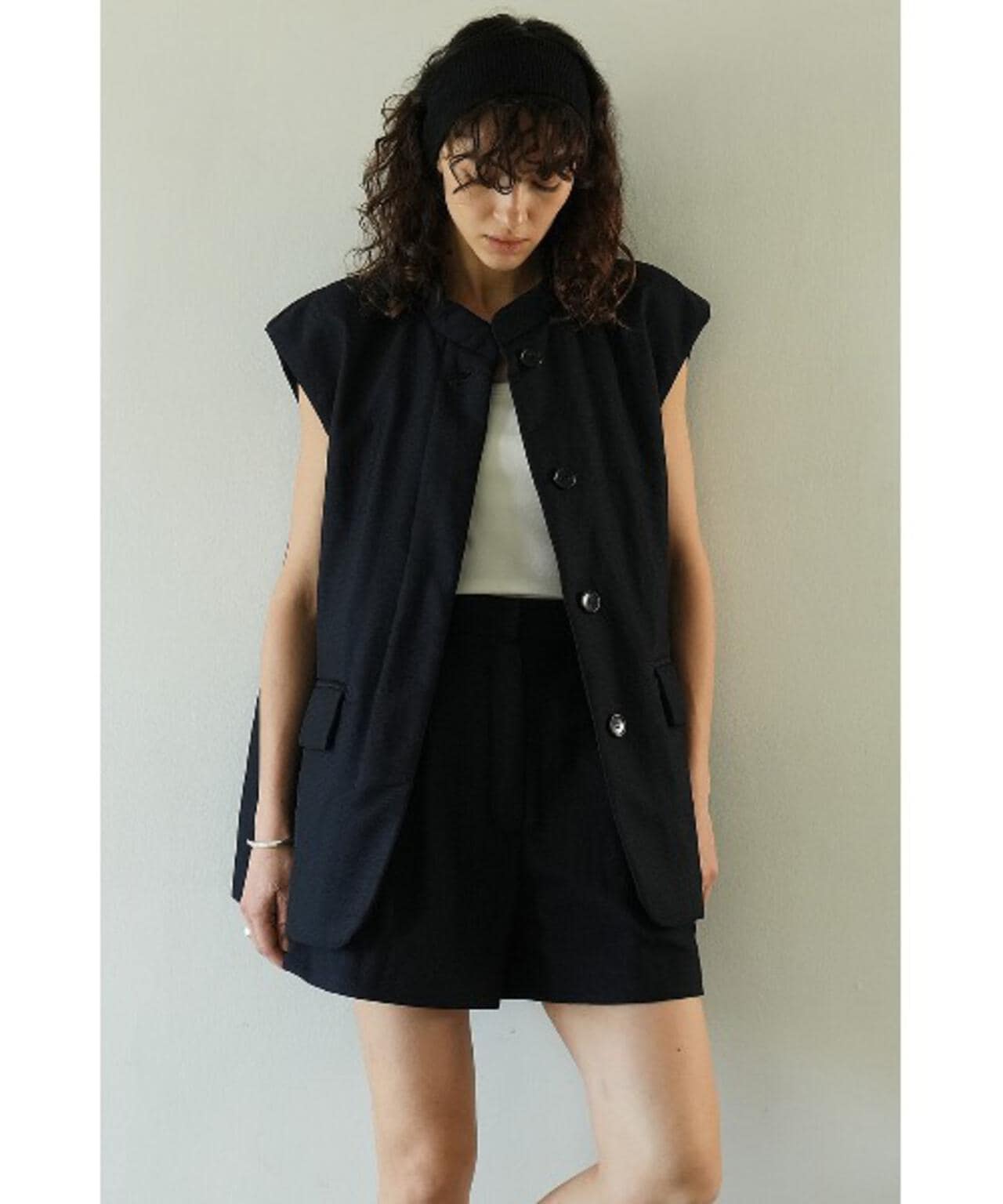 CLANE/クラネ/PADDED MESH VEST