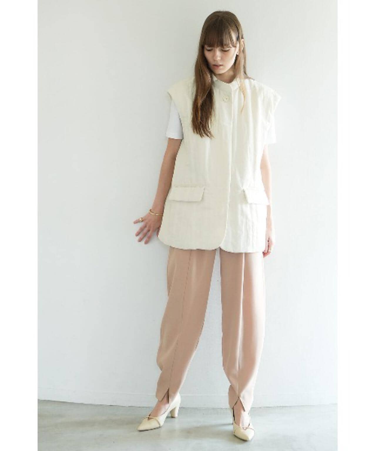 CLANE/クラネ/PADDED MESH VEST