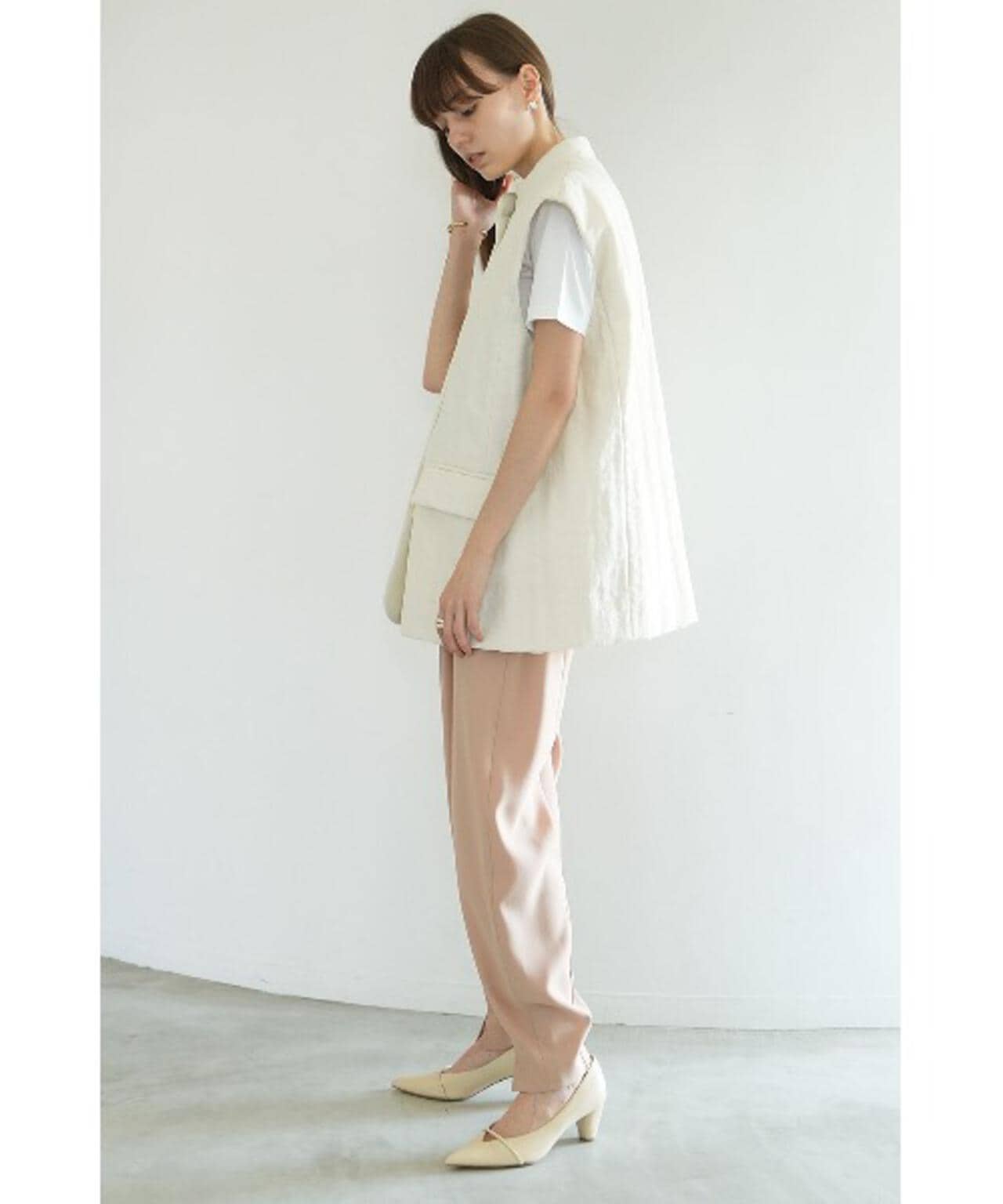 CLANE/クラネ/PADDED MESH VEST