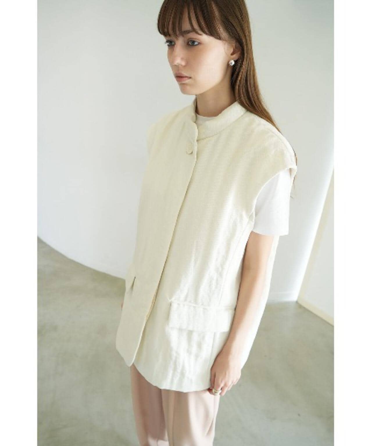 CLANE/クラネ/PADDED MESH VEST