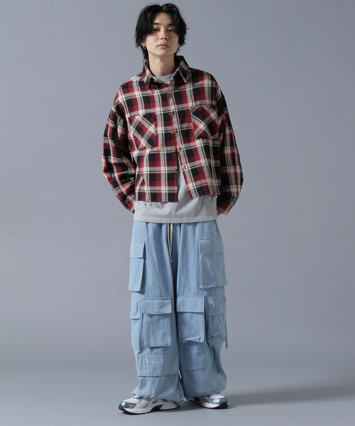 【WEB&DEPOT限定】DankeSchon/ダンケシェーン/COTTON FLANNEL CHECK SHIRT