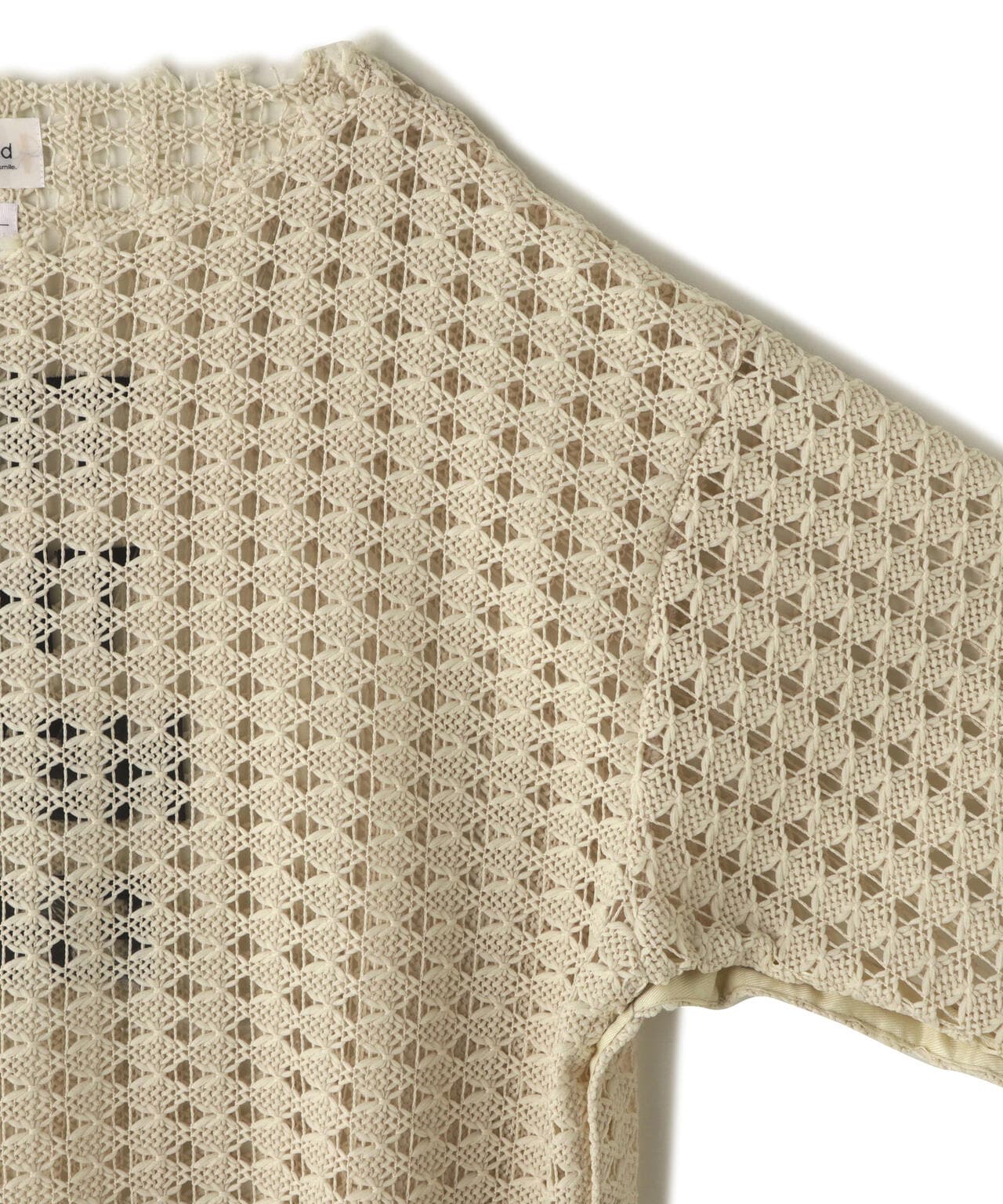 (un)decided/アンディサデッド/Distinctive Wave Knit Shirt