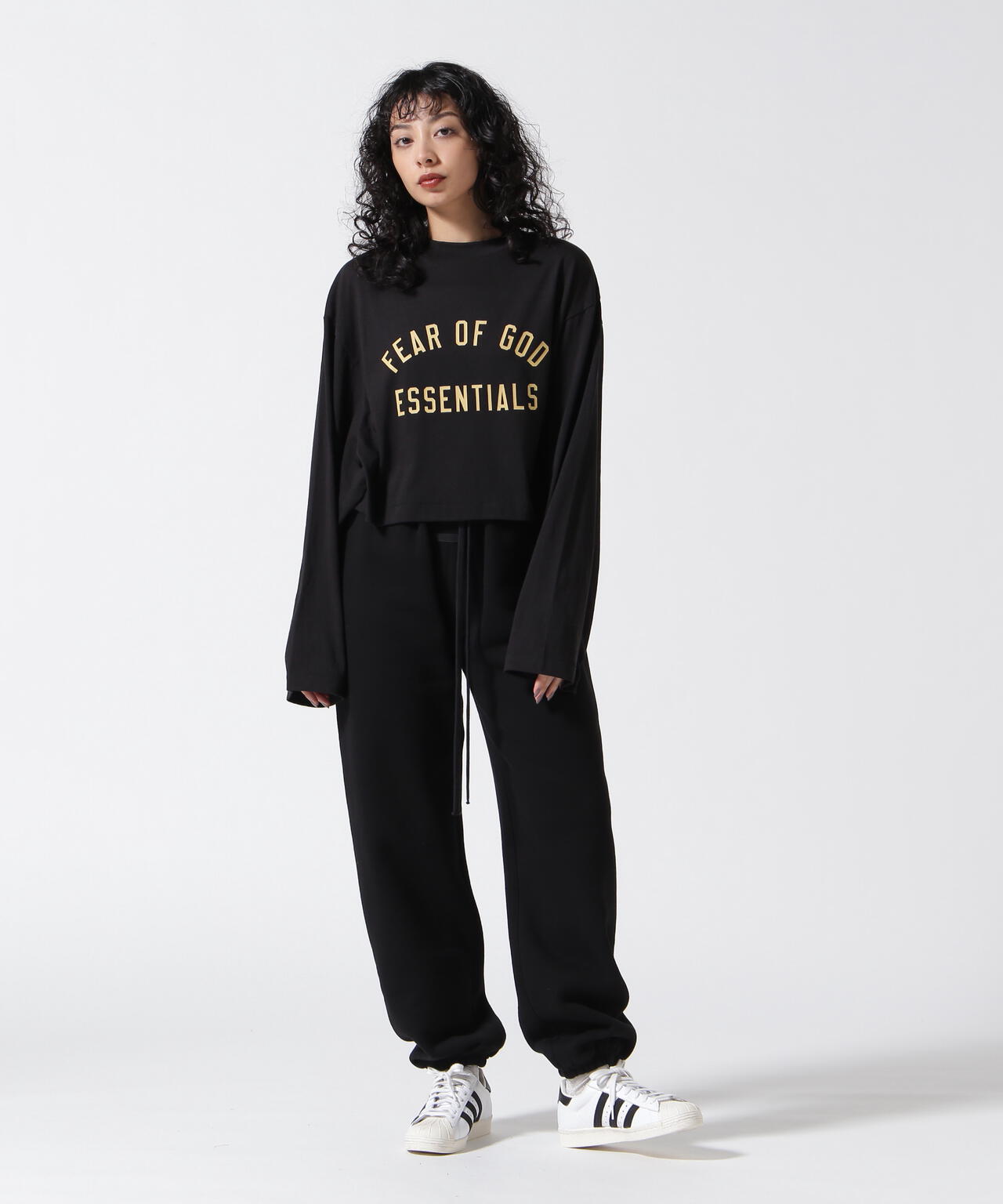 Fear of God ESSENTIALS/FOG エッセンシャルズ/【WOMENS】TRI-BLEND CROPPED L/S TEE