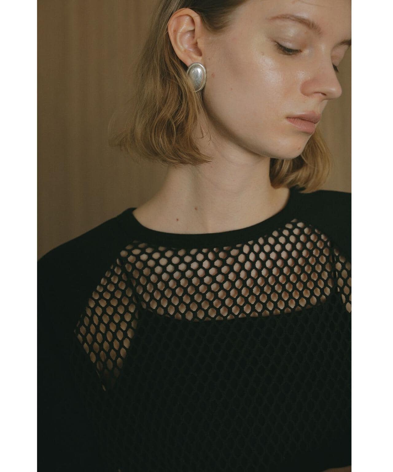MANOF/マノフ/MESH RAGLAN CUT TOPS
