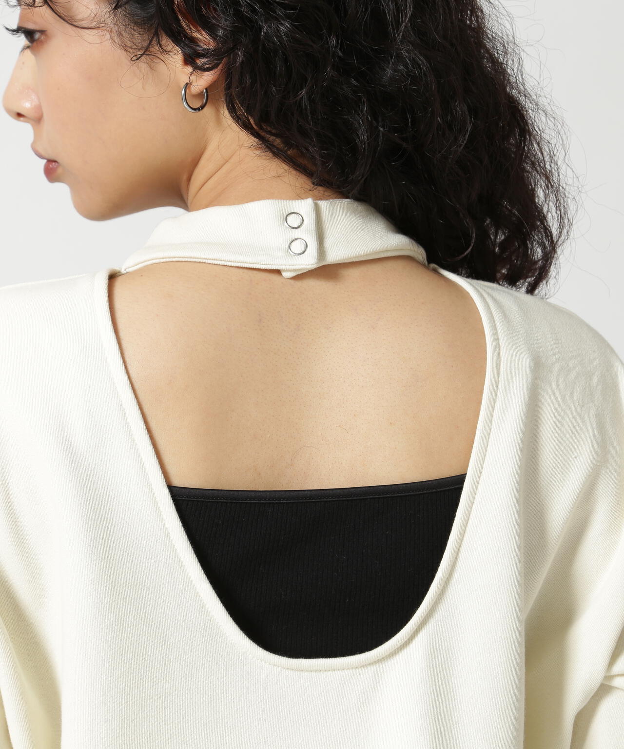 MANOF/マノフ/BACK OPEN CUT TOPS