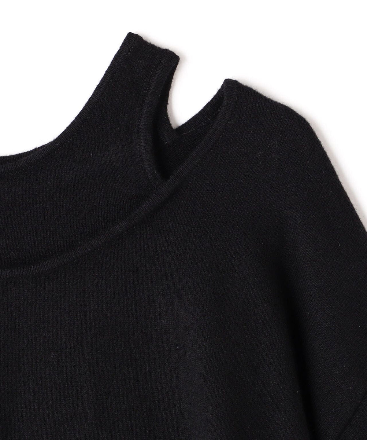 MANOF/マノフ/NECK LAYERED KNIT TOPS
