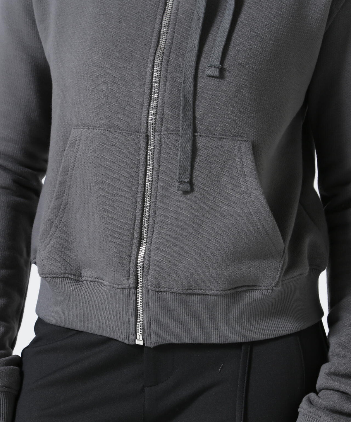 NACHE/ナチェ/CROPPED HOODIE ZIP-UP