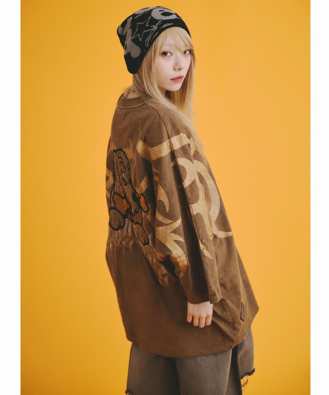 GALFY/ガルフィー/【LHP別注】ピグメントドルマン中二病BIG TEE