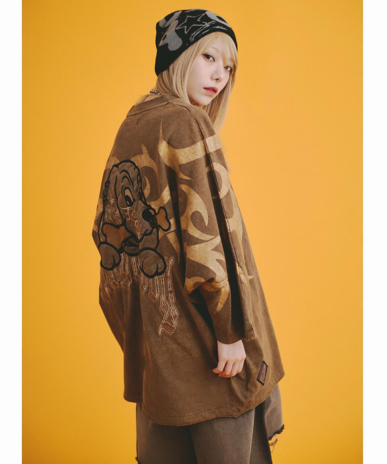 GALFY/ガルフィー/【LHP別注】ピグメントドルマン中二病BIG TEE