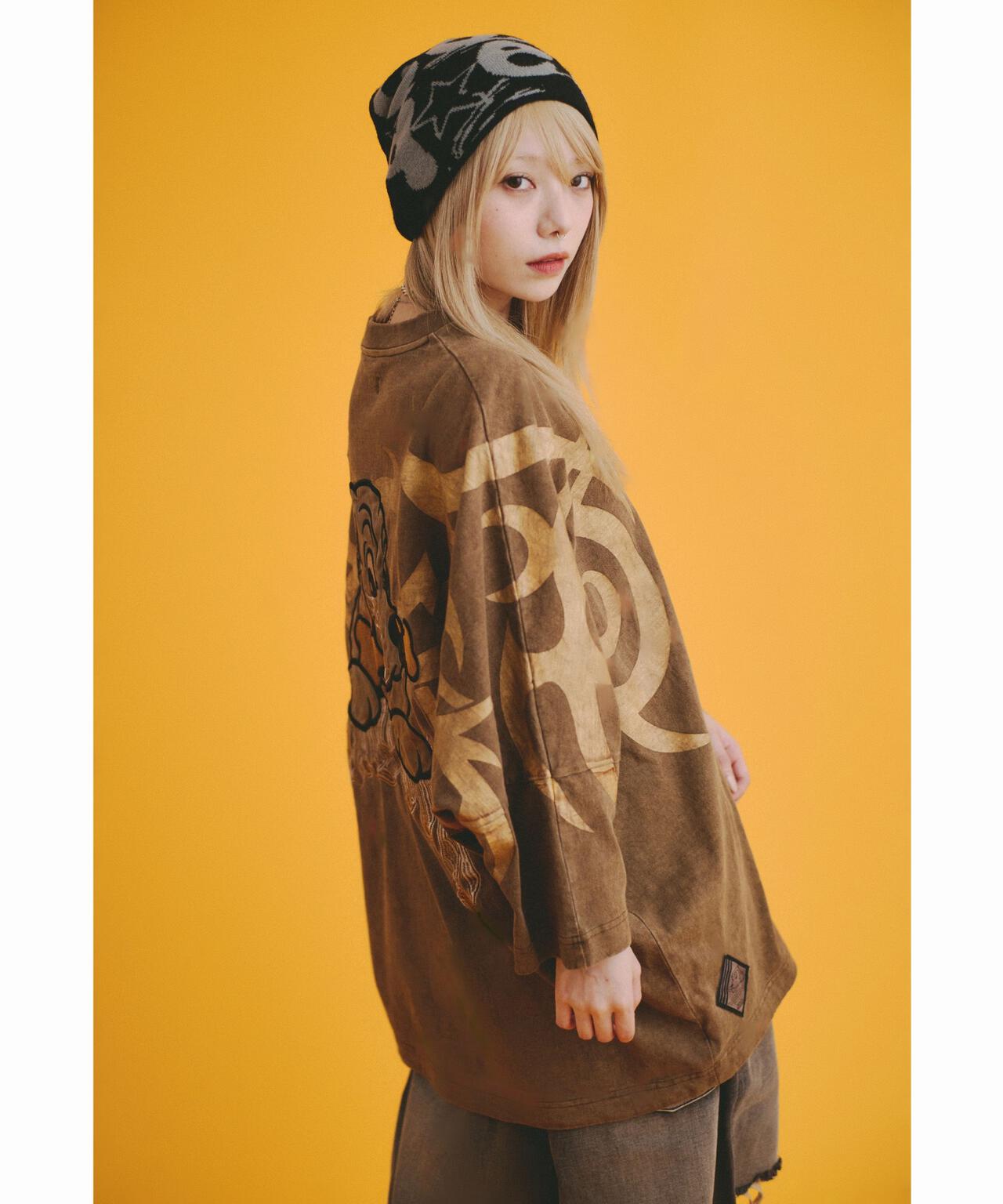 GALFY/ガルフィー/【LHP別注】ピグメントドルマン中二病BIG TEE