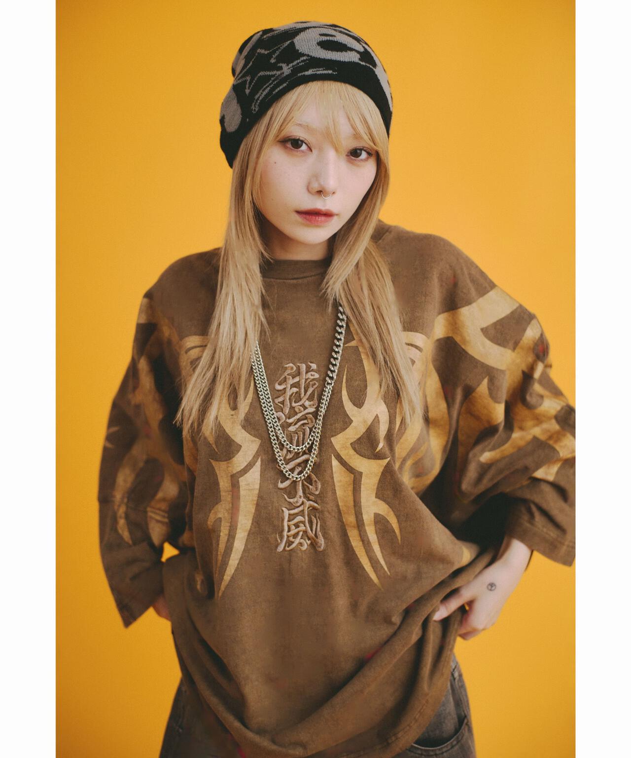 GALFY/ガルフィー/【LHP別注】ピグメントドルマン中二病BIG TEE