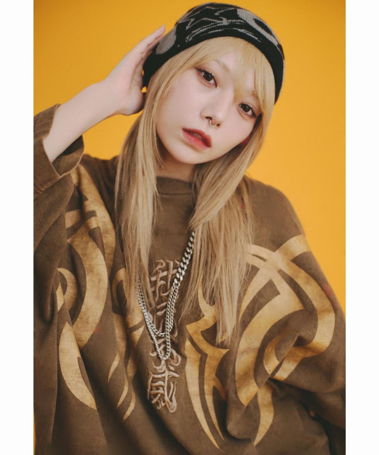 GALFY/ガルフィー/【LHP別注】ピグメントドルマン中二病BIG TEE