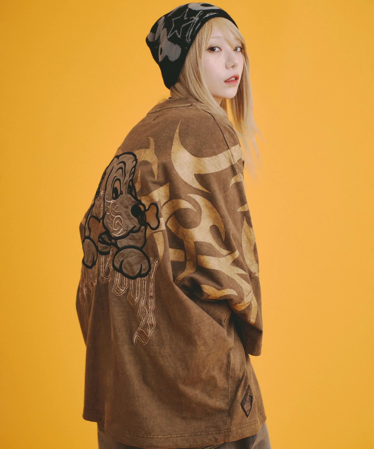 GALFY/ガルフィー/【LHP別注】ピグメントドルマン中二病BIG TEE