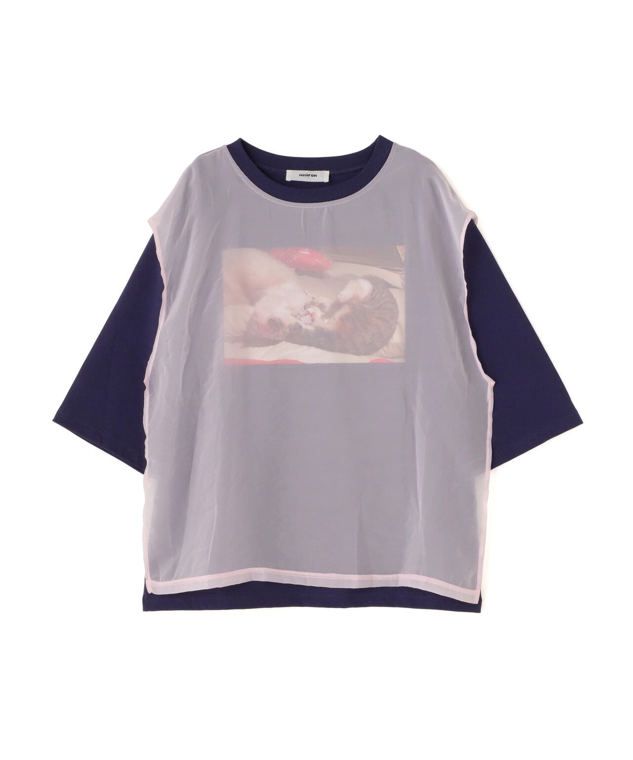 neuron/にゅうろん/レイヤードかまたくん&ゴンザレスTシャツ