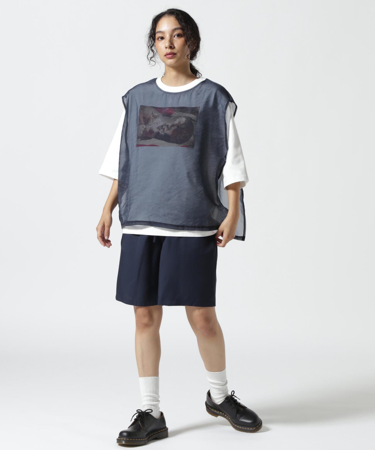 neuron/にゅうろん/レイヤードかまたくん&ゴンザレスTシャツ