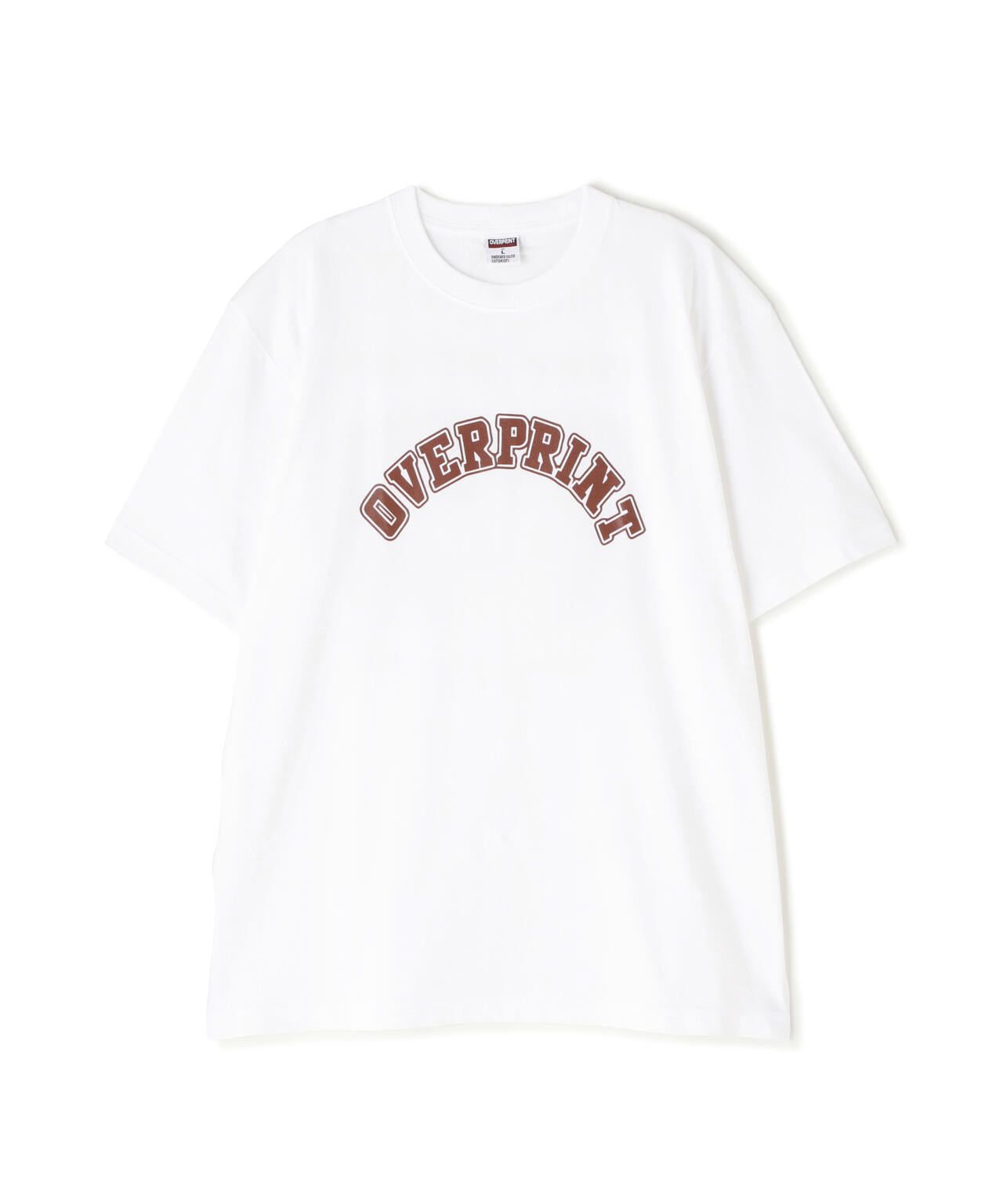 overprint/オーバープリント/each other Tee(brown)
