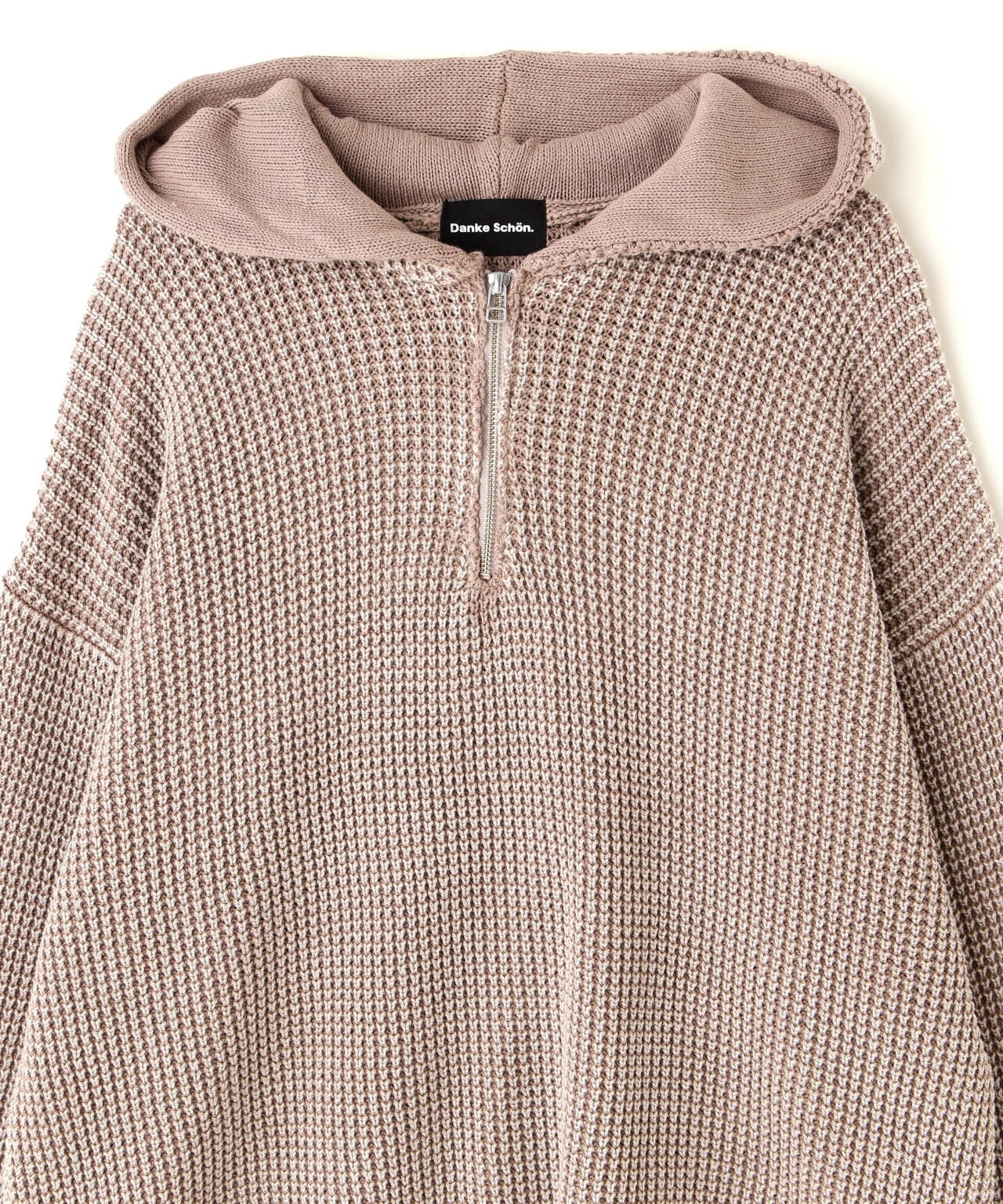 【WEB&DEPOT限定】Dankeschon/ダンケシェーン/PIGMENT STONEWASH DAMAGE AZE HALFZIP