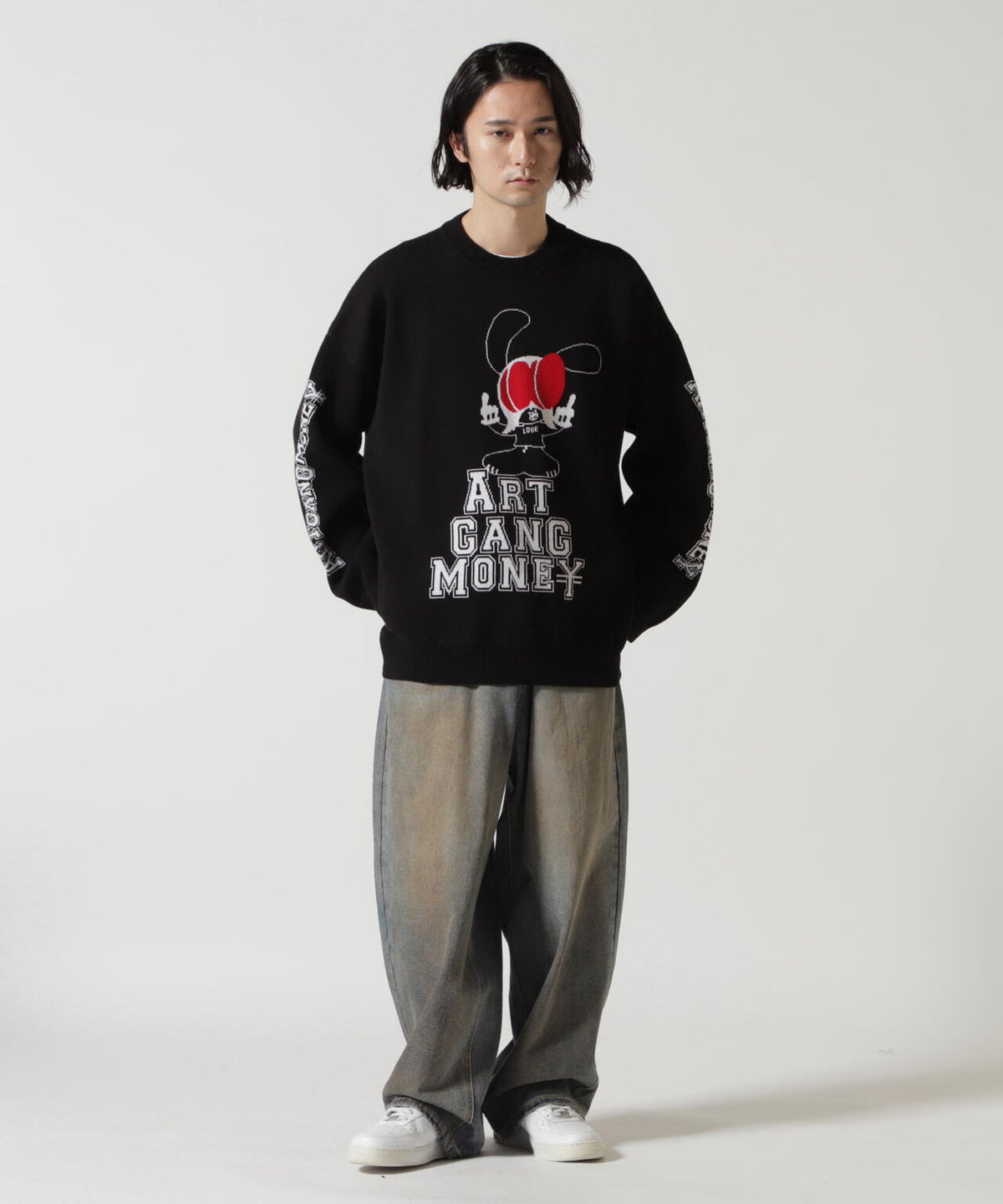 SKOLOCT×WHITELAND/スコロクト×ホワイトランド/FxxK PULL KNIT