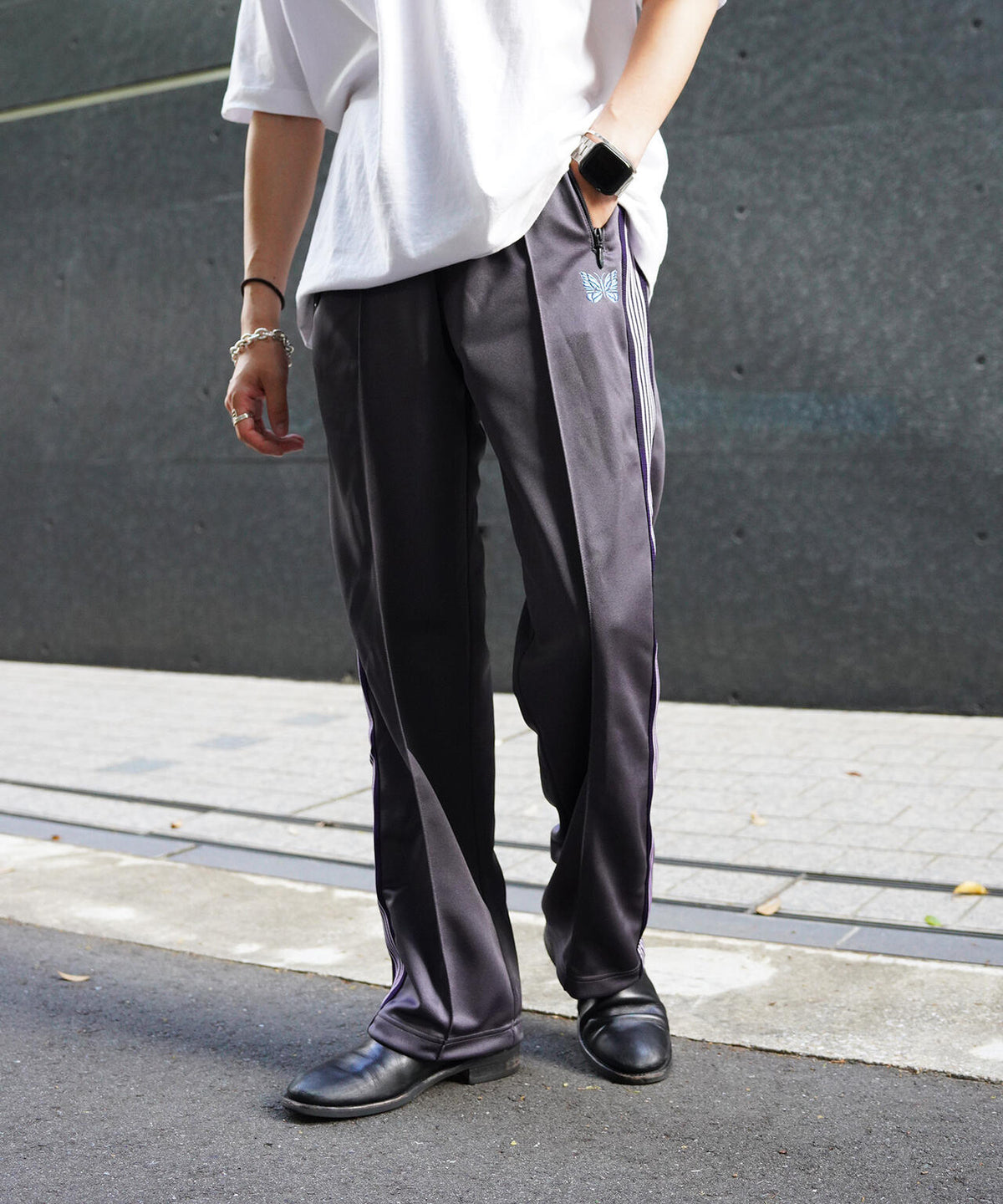 NEEDLES/ニードルズ/【LHP EXCLUSIVE】 TRACK PANTS - POLY SMOOTH