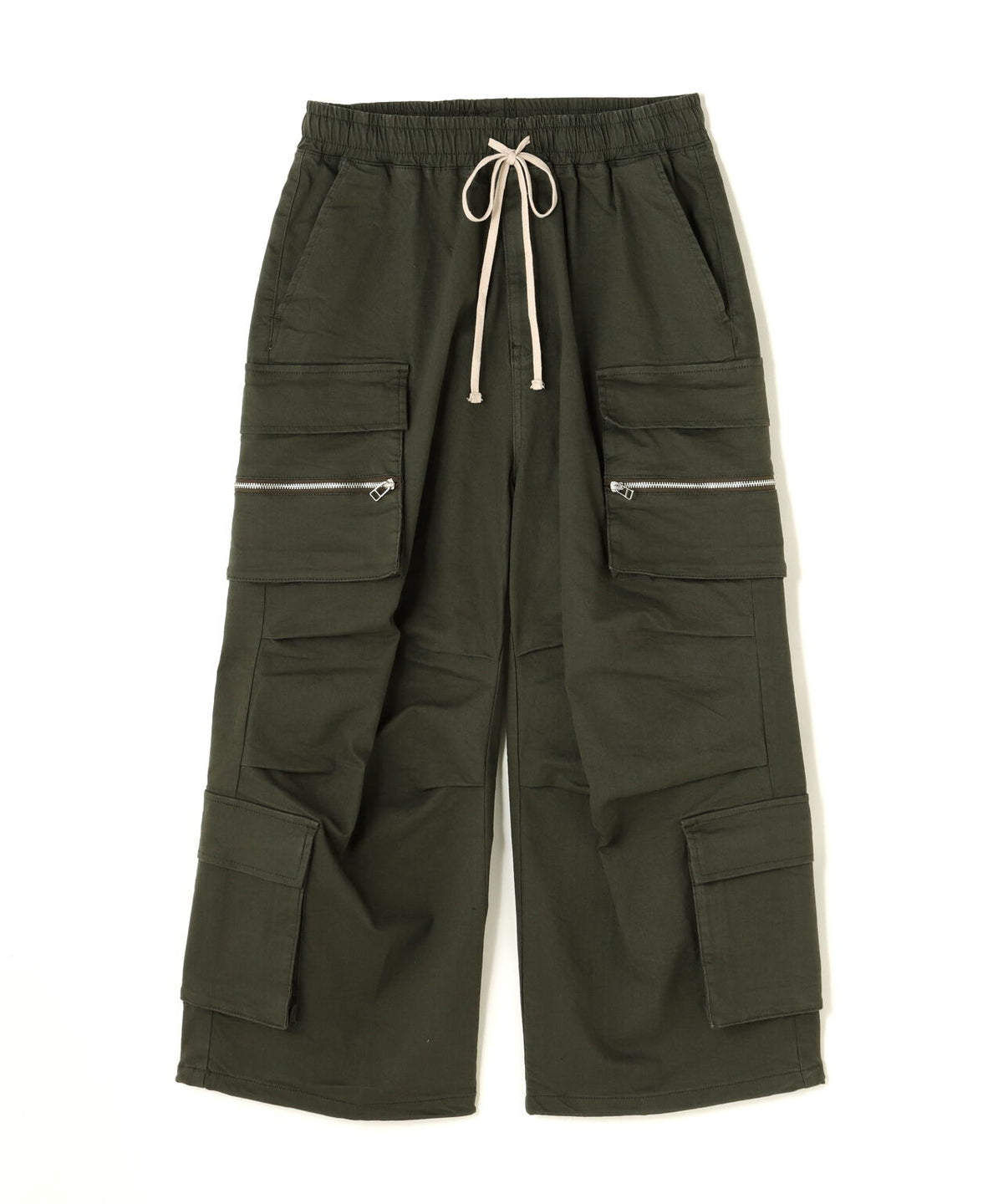 【WEB&DEPOT限定】DankeSchon/ダンケシェーン/STRETCH TWILL ZIP W-POCKET WIDE PANTS