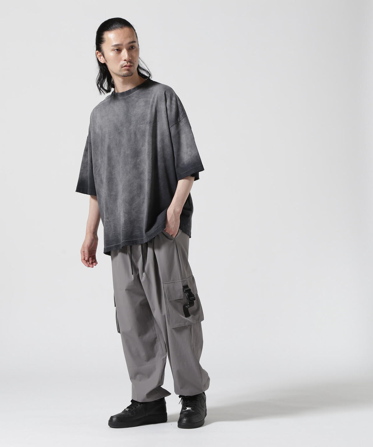 【WEB&DEPOT限定】DankeSchon/ダンケシェーン/STRETCH POCKET CARGO PANTS