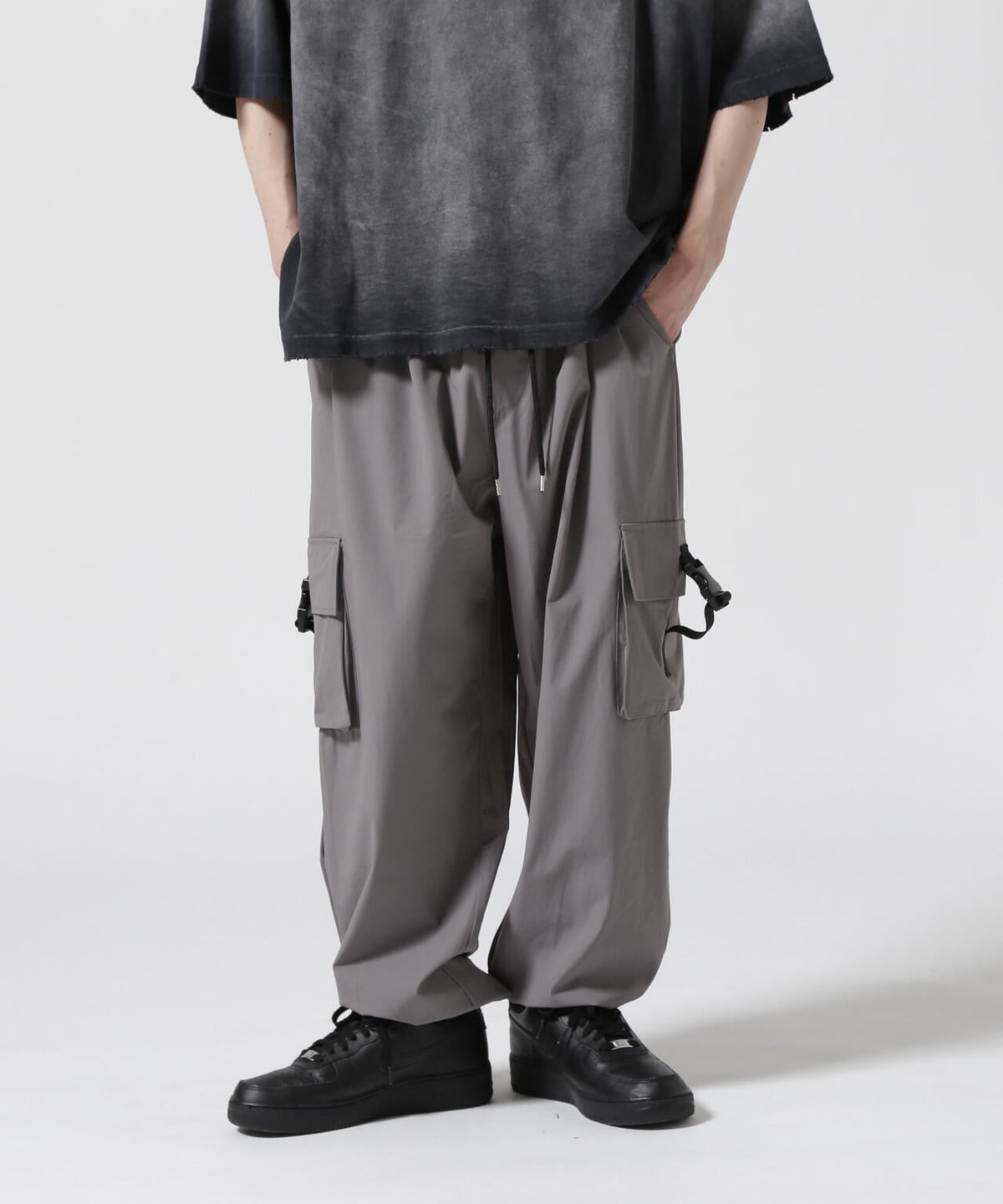 【WEB&DEPOT限定】DankeSchon/ダンケシェーン/STRETCH POCKET CARGO PANTS