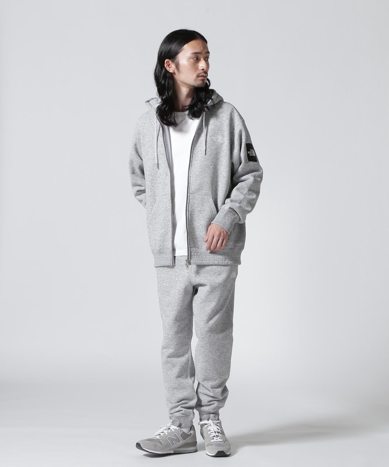THE NORTH FACE/ザ・ノース・フェイス/SQUARE LOGO FULL ZIP JACKET
