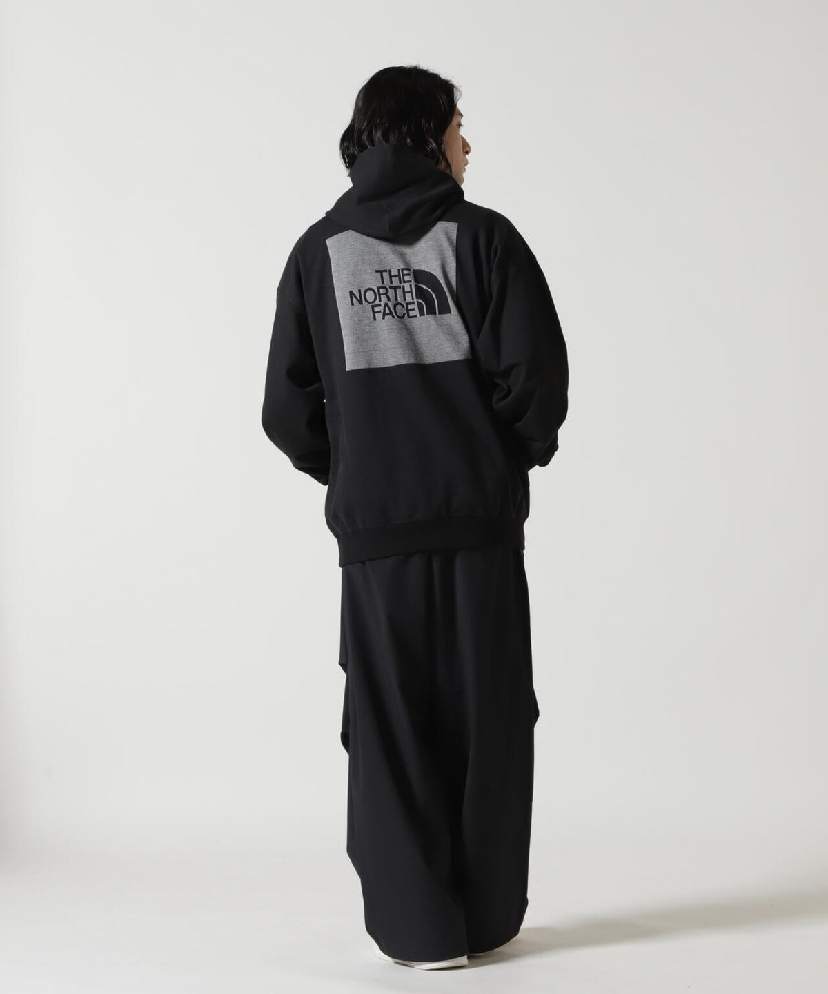 THE NORTH FACE/ザ・ノース・フェイス/JACQUARD BACK SQUARE LOGO HOODIE