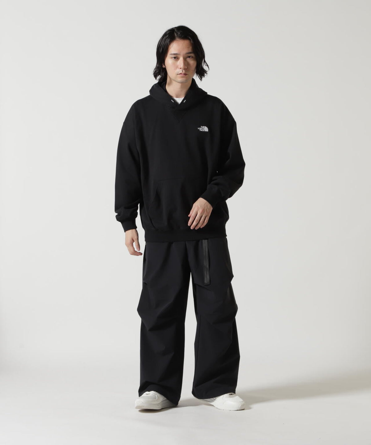THE NORTH FACE/ザ・ノース・フェイス/JACQUARD BACK SQUARE LOGO HOODIE