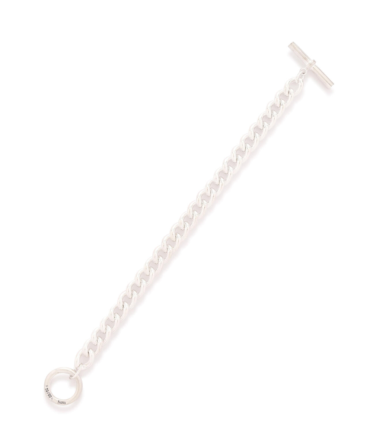 【20/80】トゥエンティーエイティー/ STERLING SILVER KIHEI CHAIN BRACELET 8.5mm WIDTH