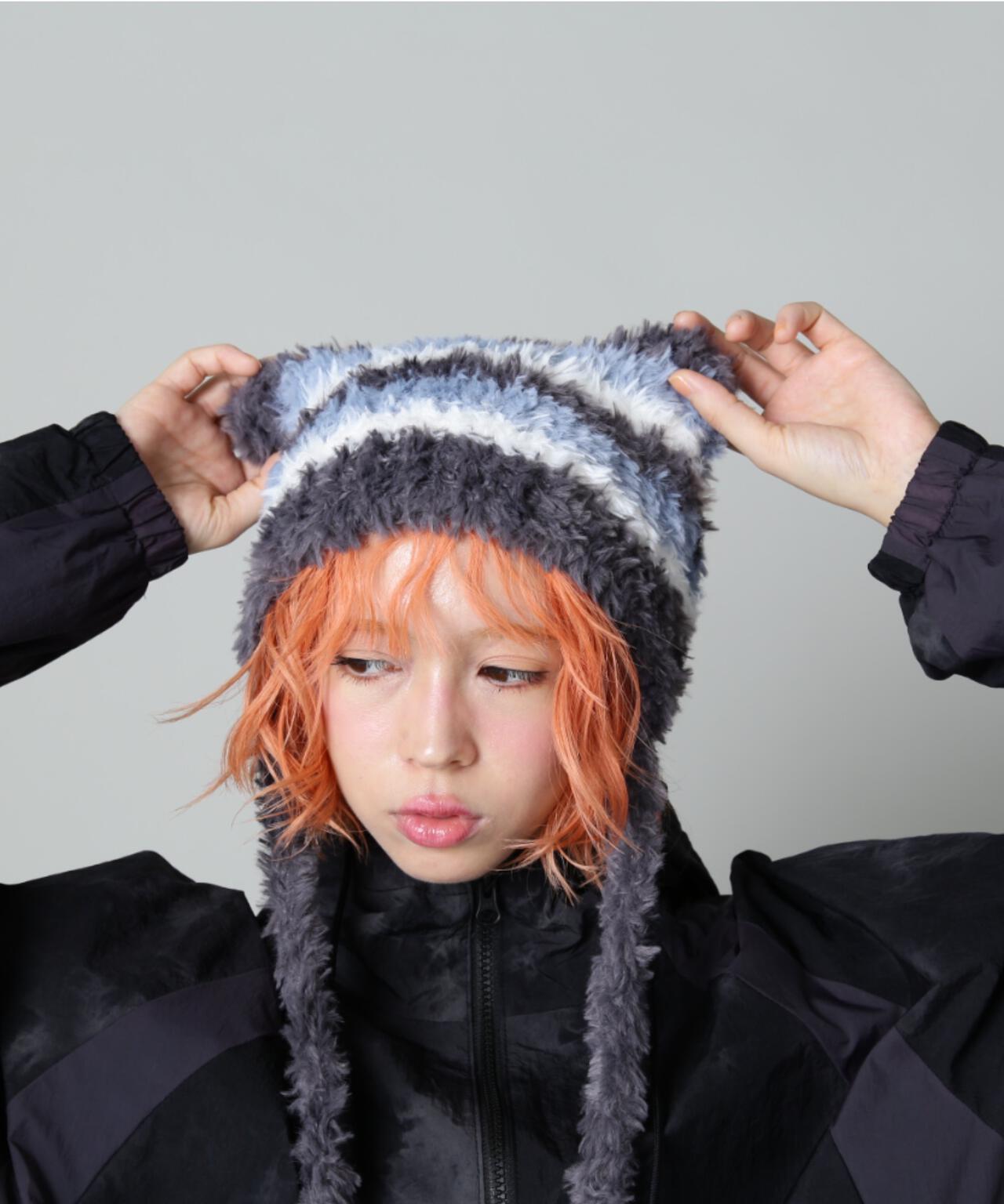 【WEB限定】SIS/エスアイエス/ボンボンネコミミニットCAP