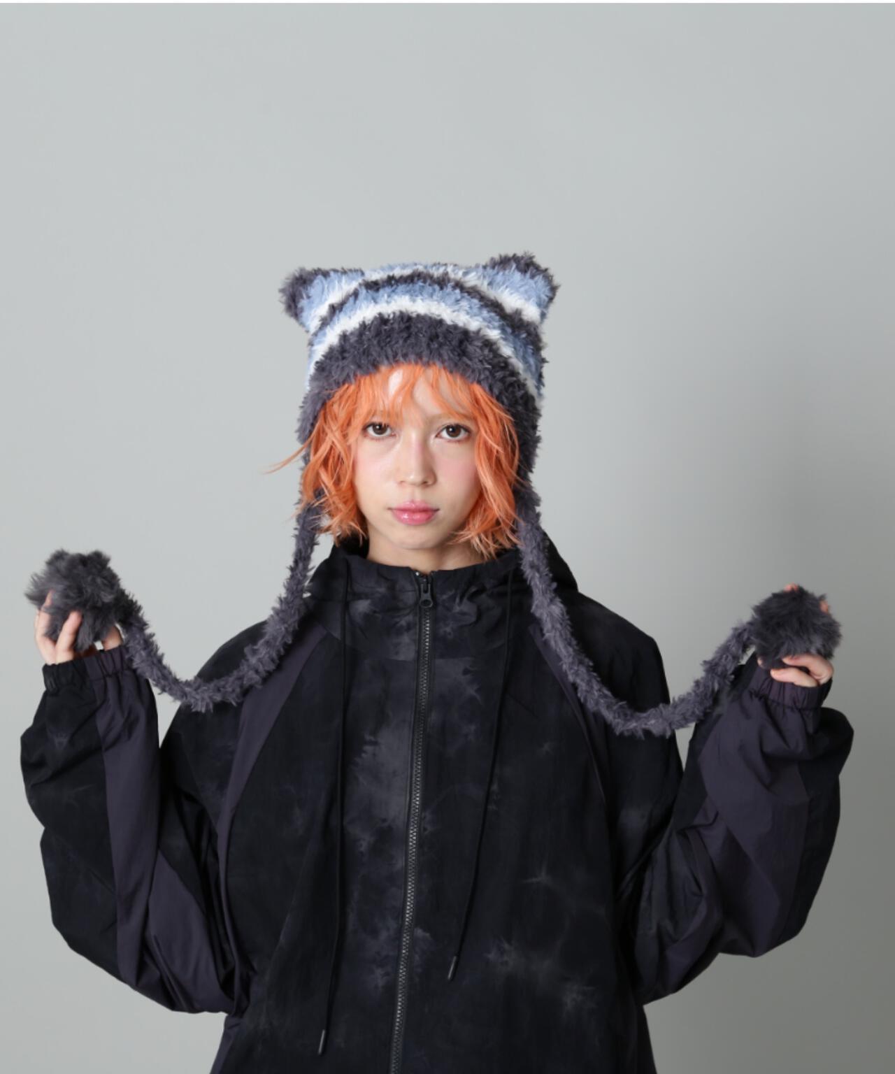 【WEB限定】SIS/エスアイエス/ボンボンネコミミニットCAP