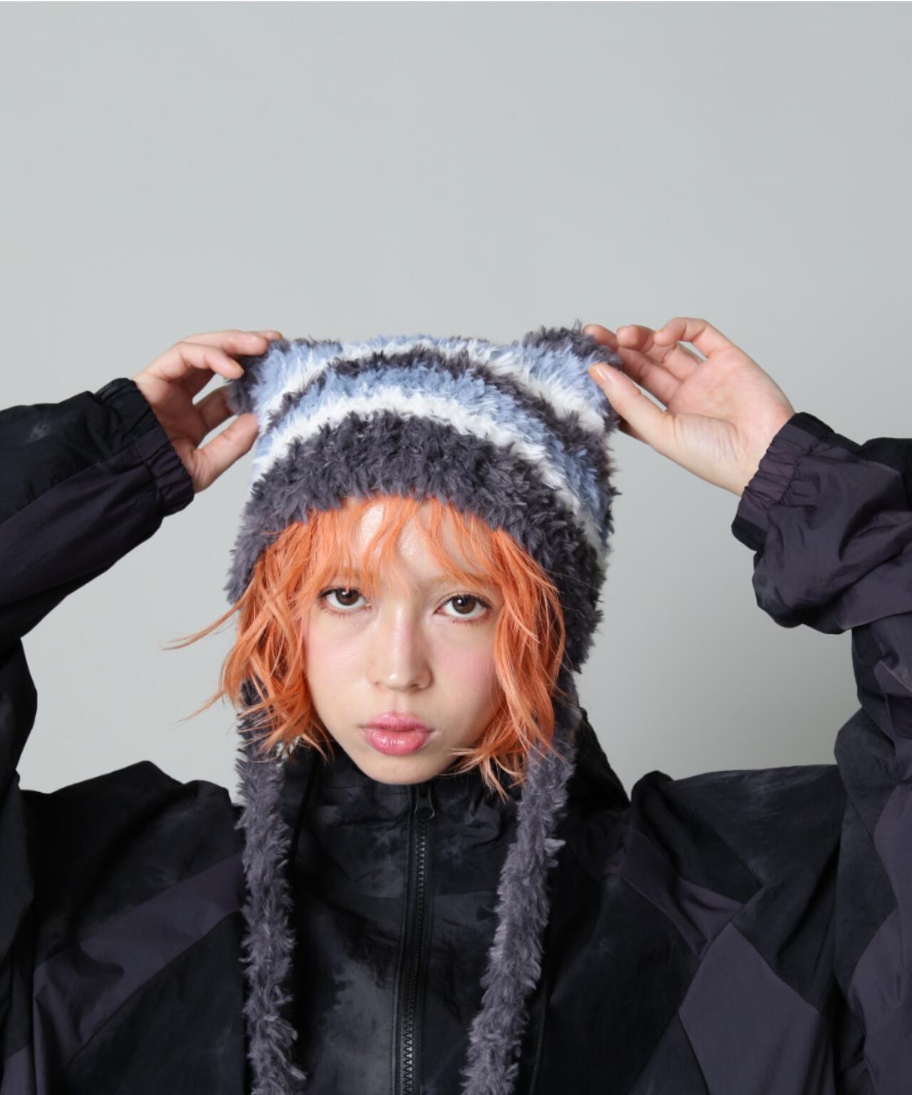 【WEB限定】SIS/エスアイエス/ボンボンネコミミニットCAP