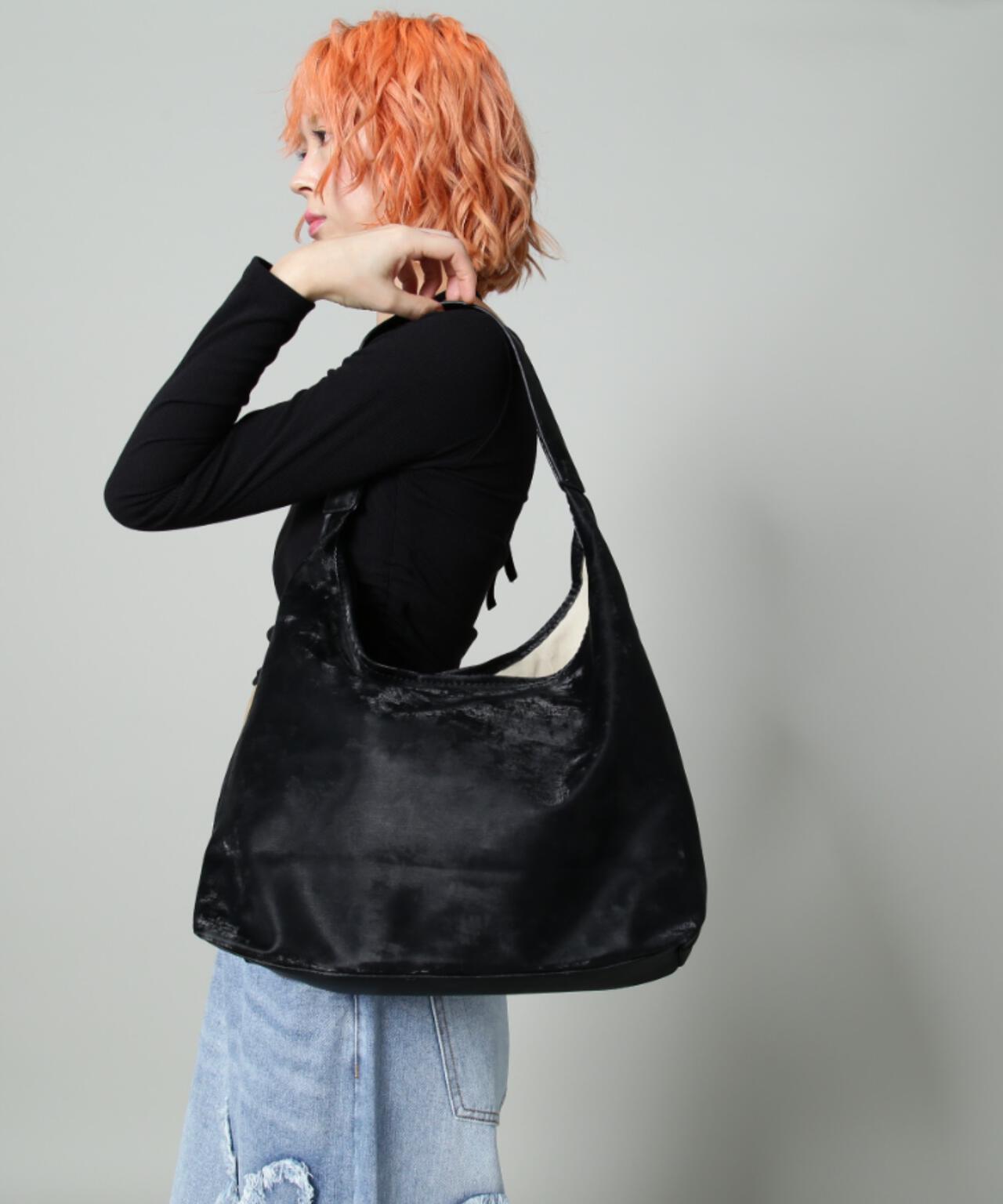 【WEB限定】SIS/エスアイエス/ベロアショルダーバッグ