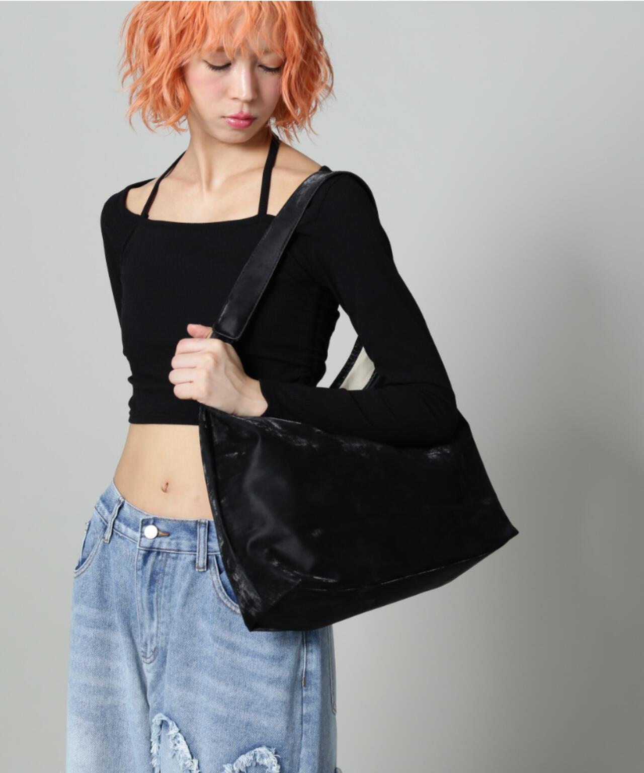 【WEB限定】SIS/エスアイエス/ベロアショルダーバッグ