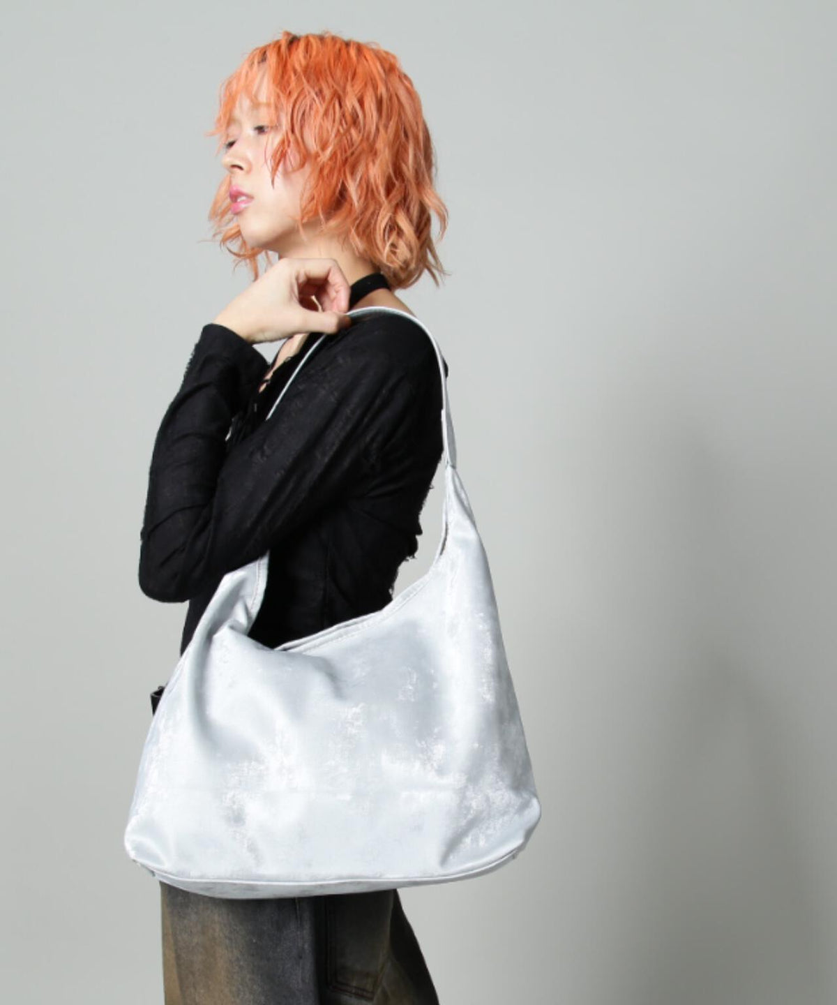【WEB限定】SIS/エスアイエス/ベロアショルダーバッグ