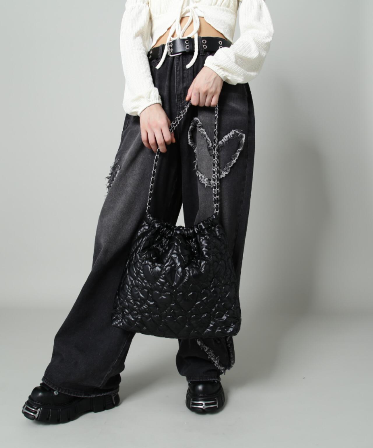 【WEB限定】SIS/エスアイエス/ハートキルティングバッグ