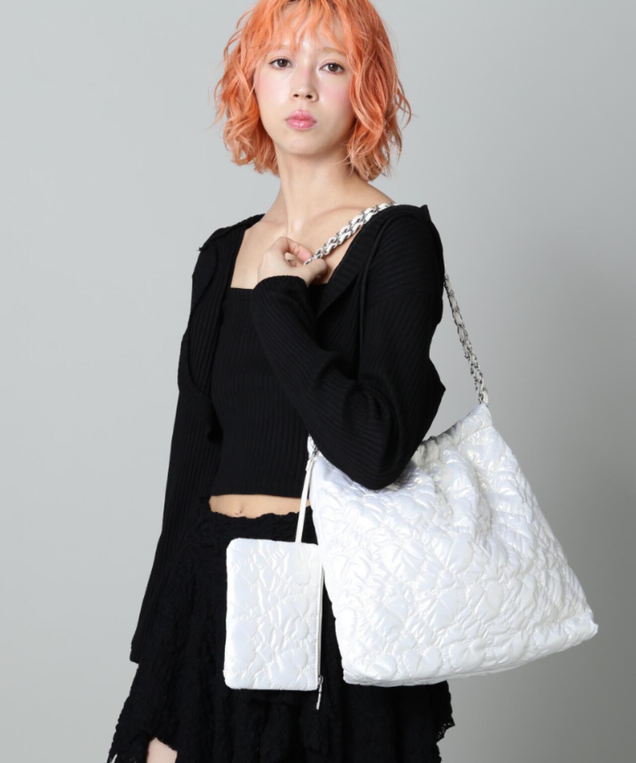 【WEB限定】SIS/エスアイエス/ハートキルティングバッグ